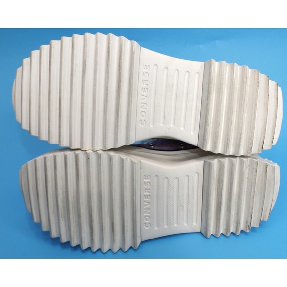 Converse Run Star Hike High Top Purple Glitter Platform Shoes-Ladies 9 / Men 7½ - Picture 15 of 16